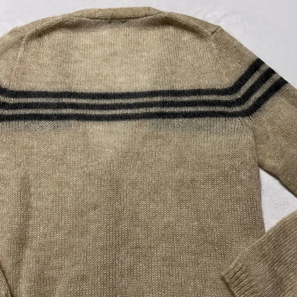 J. Crew vintage mohair cardigan preppy style collegiate - Picture 3 of 8